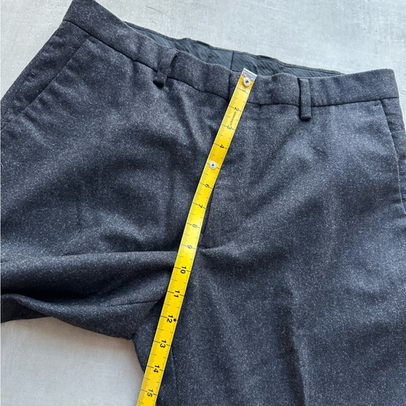 Banana Republic Charcoal Grey Wool Blend Pants 35x34 - Picture 7 of 7